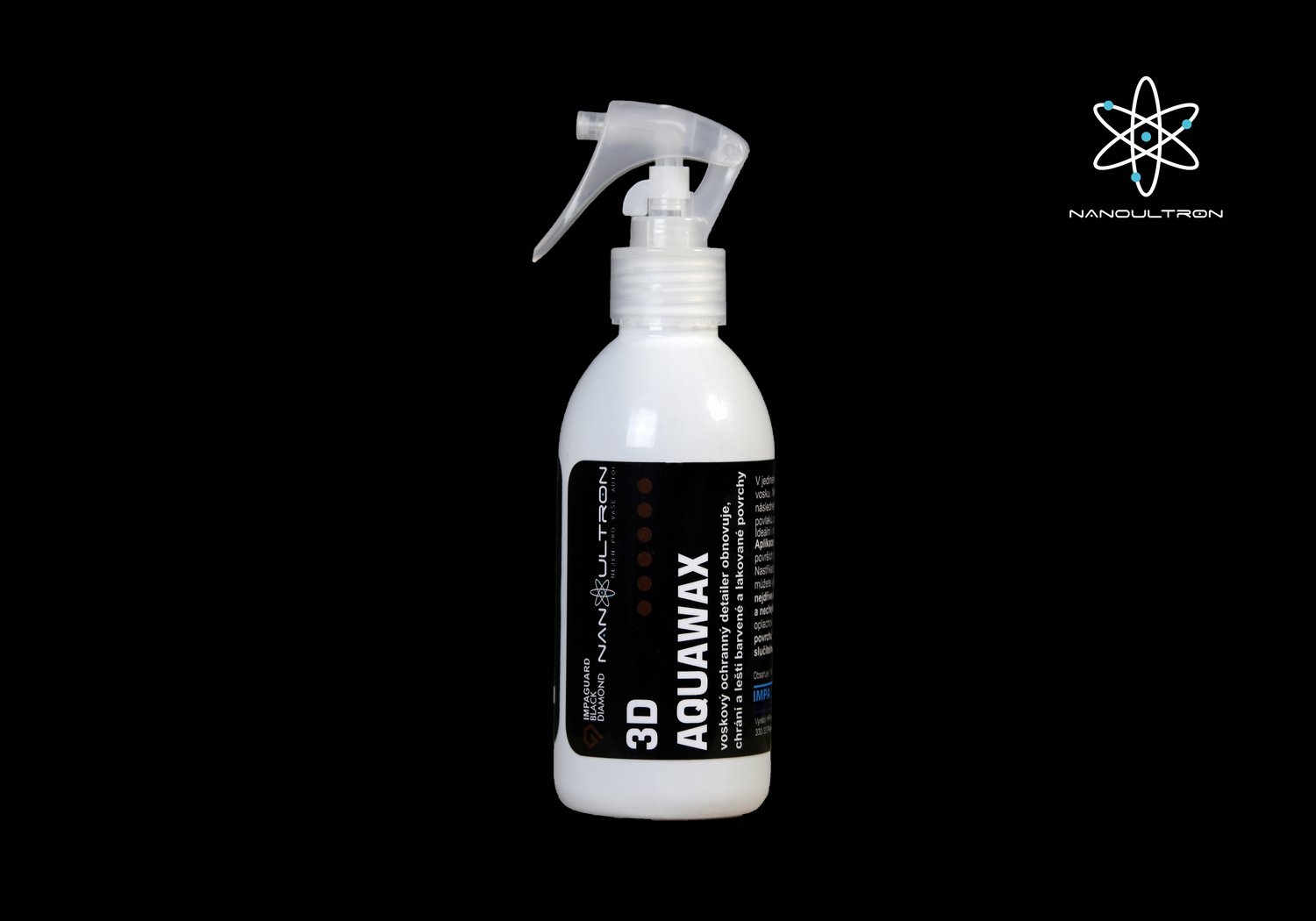 BLACK DIAMOND 3D AQUAWAX - Ochranný detailer, hydrofobní a UV nano ochrana karoserie