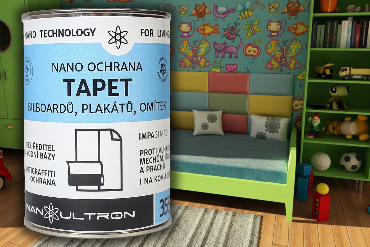 Nano ochrana tapet, omítek, plakátů, bilboardů