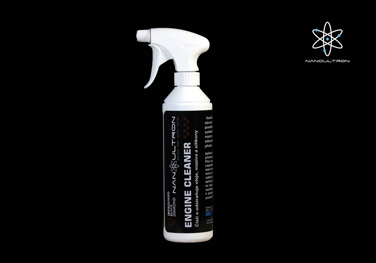 BLACK DIAMOND ENGINE CLEANER - Nanočistič motoru