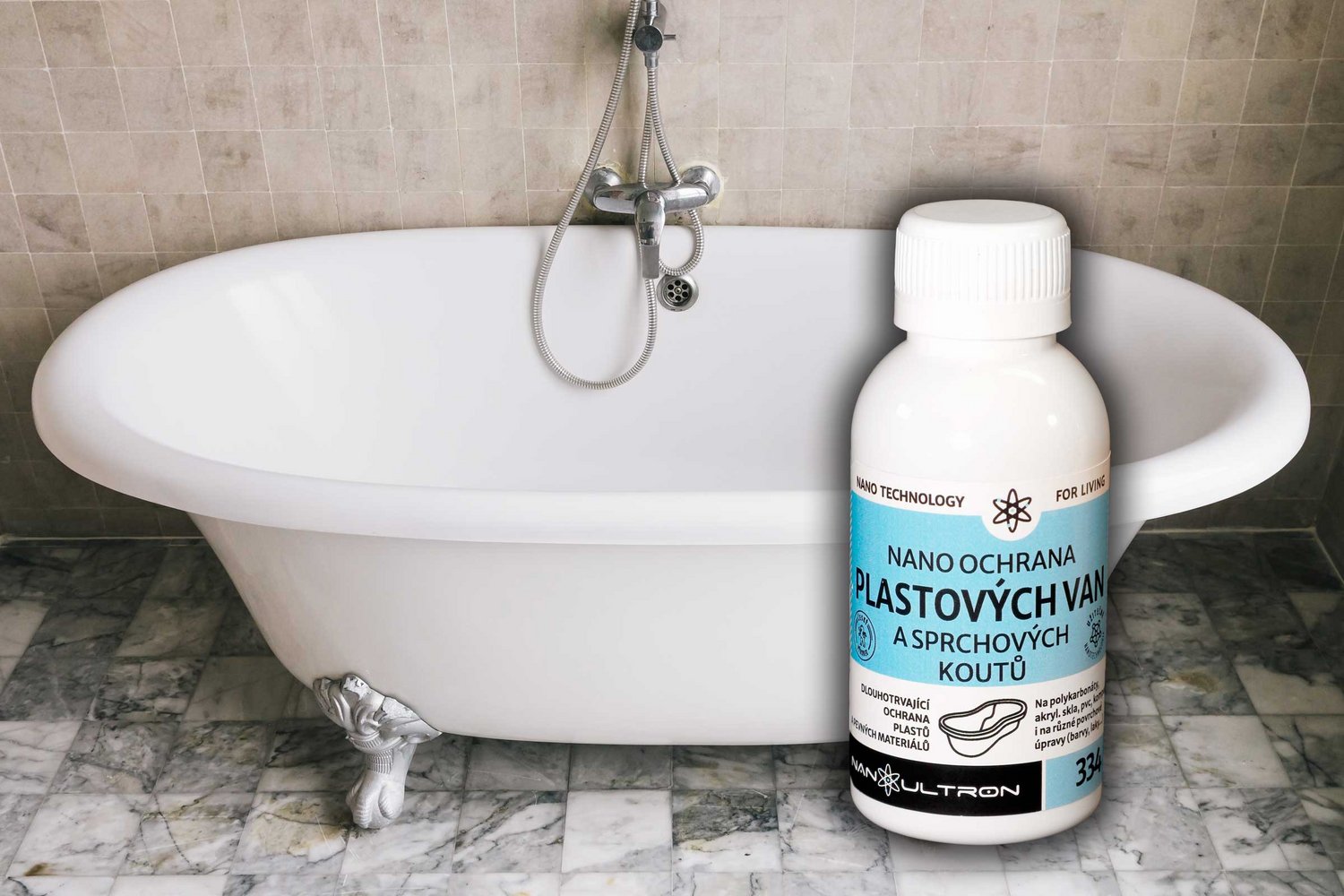 Nano ochrana plastových van a sprchových koutů