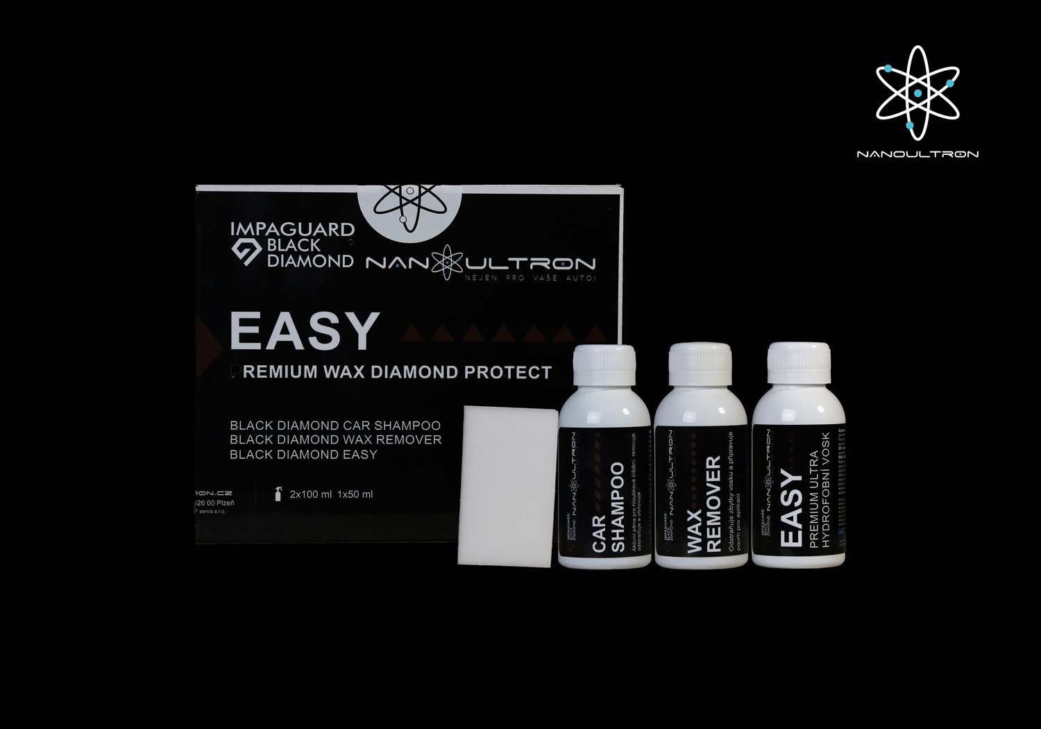 SADA BLACK DIAMOND EASY - Keramická ochrana na nové laky