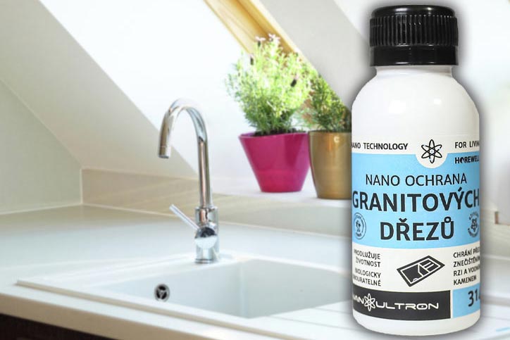 Nano ochrana granitových dřezů