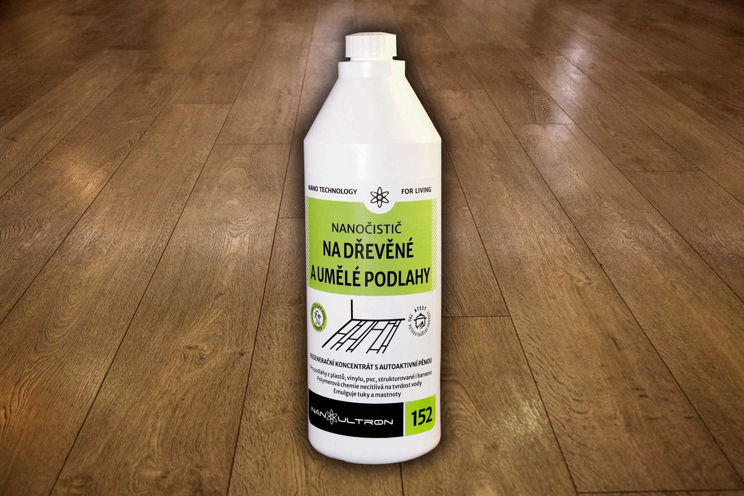 Nanočistič na podlahy vinyl, pvc, dřevo, plovoucí..  1l