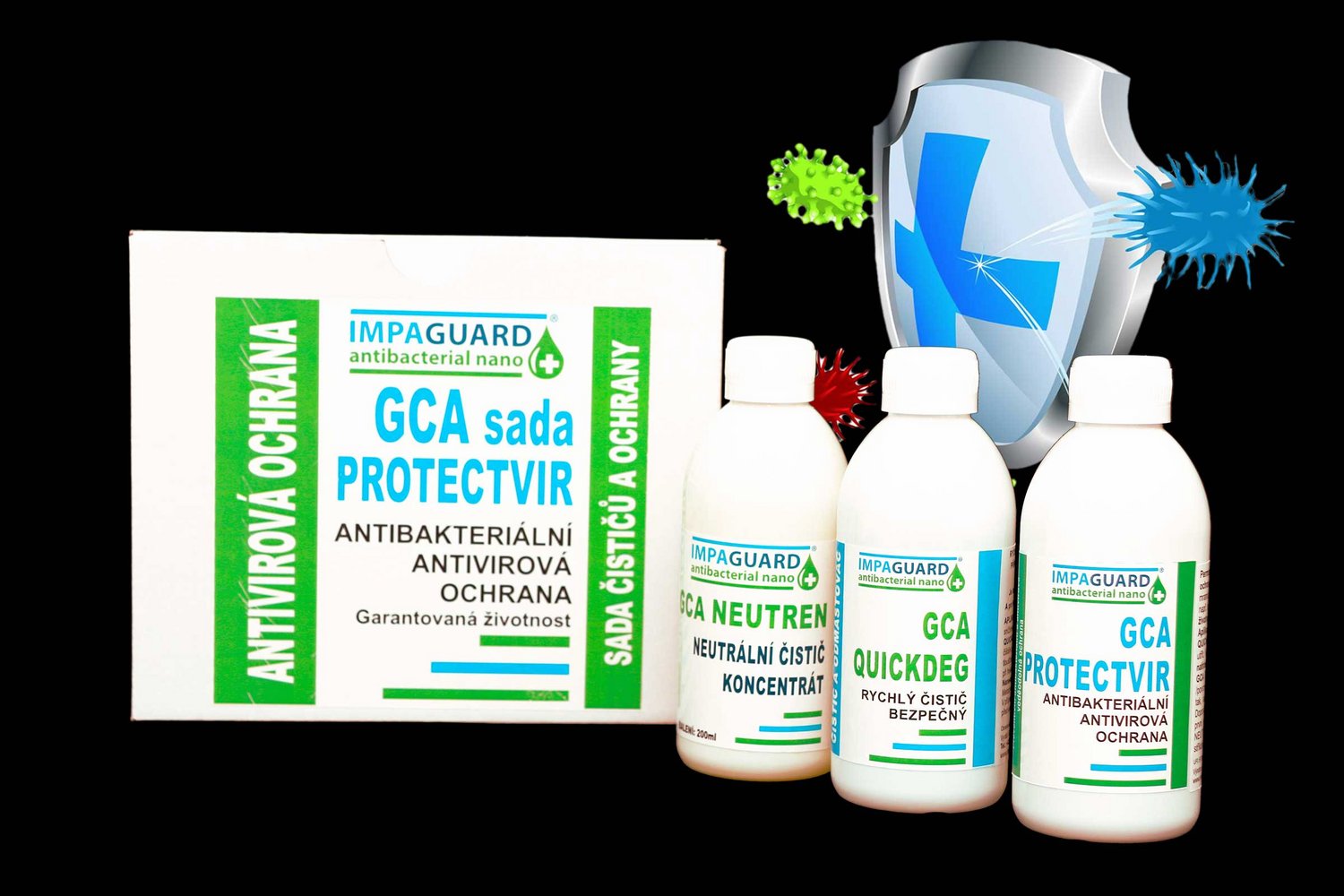 Antivirová a antibakteriální ochrana 90 dní