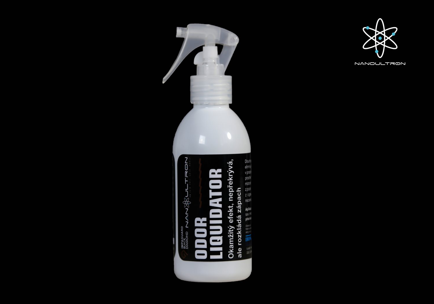 BLACK DIAMOND LIQUIDATOR - Nanokosmetika na neutralizaci zápachů - 200ml