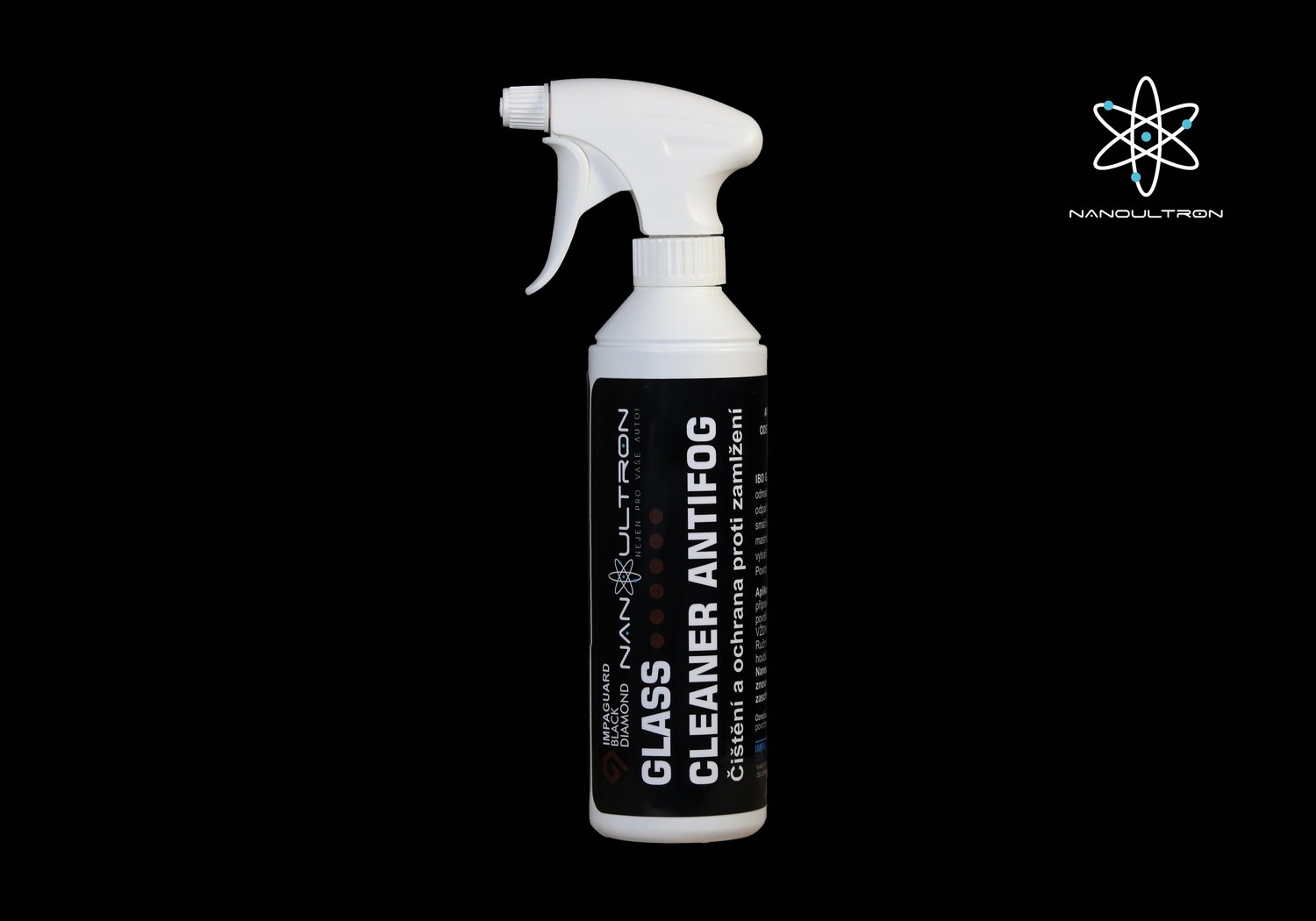 BLACK DIAMOND GLASS CLEANER ANTIFOG - Čistič autoskel s protimlžícím efektem